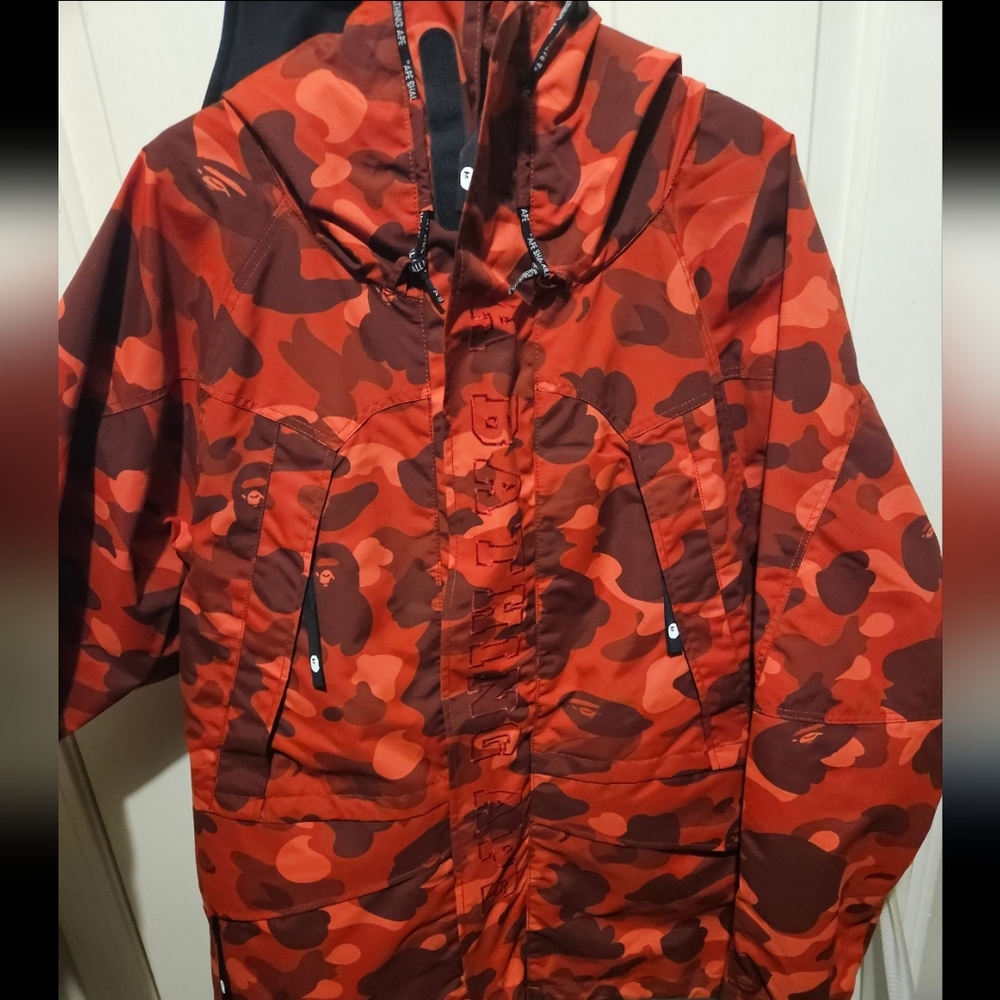 Bape red camo jacket NEW